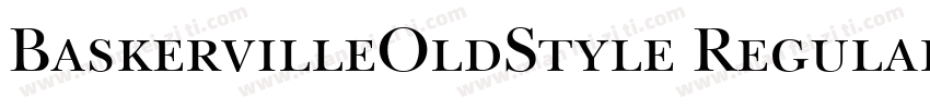 BaskervilleOldStyle Regular字体转换